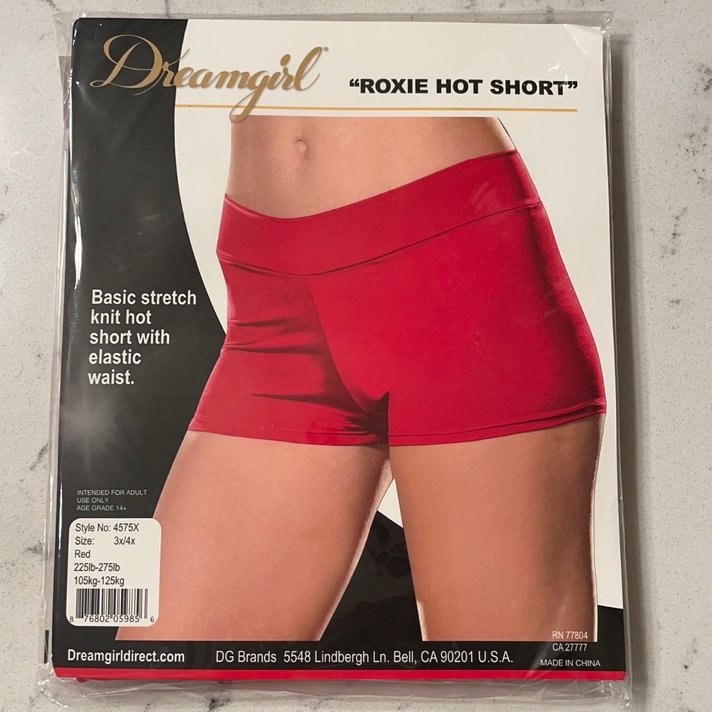 Dreamgirl Red Roxie Hot Short